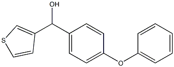 4-PHENOXYPHENYL-(3-THIENYL)METHANOL Struktur