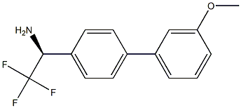 (1S)-2,2,2-TRIFLUORO-1-[4-(3-METHOXYPHENYL)PHENYL]ETHYLAMINE Struktur