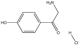 2-AMINO-4'-HYDROXYACETOPHENONE HYDROCHLORIDE Struktur