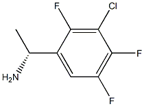 (1R)-1-(3-CHLORO-2,4,5-TRIFLUOROPHENYL)ETHYLAMINE Struktur