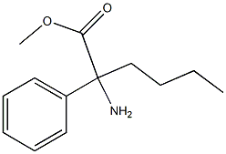 2-AMINO-2-PHENYL-HEXANOIC ACID METHYL ESTER Struktur