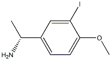 (1R)-1-(3-IODO-4-METHOXYPHENYL)ETHYLAMINE Struktur