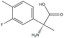 (2R)-2-AMINO-2-(3-FLUORO-4-METHYLPHENYL)PROPANOIC ACID Struktur