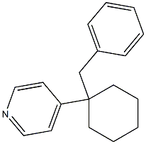 4-(1-BENZYL-CYCLOHEXYL)-PYRIDINE Struktur