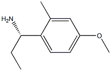 (1S)-1-(4-METHOXY-2-METHYLPHENYL)PROPYLAMINE Struktur