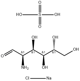 GLUCOSAMINE SULFATE SODIUM CHLORIDE Struktur