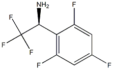 (1S)-2,2,2-TRIFLUORO-1-(2,4,6-TRIFLUOROPHENYL)ETHYLAMINE Struktur