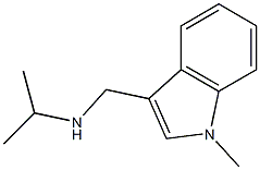 ISOPROPYL-(1-METHYL-1H-INDOL-3-YLMETHYL)-AMINE Struktur