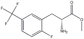 METHYL (2R)-2-AMINO-3-[2-FLUORO-5-(TRIFLUOROMETHYL)PHENYL]PROPANOATE Struktur