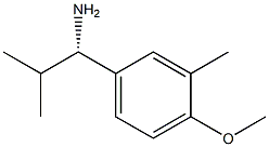 (1S)-1-(4-METHOXY-3-METHYLPHENYL)-2-METHYLPROPYLAMINE Struktur