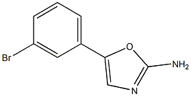 5-(3-BROMO-PHENYL)-OXAZOL-2-YLAMINE Struktur