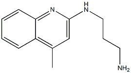 2-(3-AMINOPROP-1-YL)AMINO-4-METHYLQUINOLINE Struktur