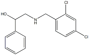 2-((2,4-DICHLOROBENZYL)AMINO)-1-PHENYLETHANOL Struktur