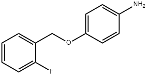 4-(2-FLUORO-BENZYLOXY)-PHENYLAMINE Struktur