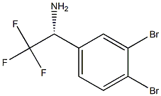 (1R)-1-(3,4-DIBROMOPHENYL)-2,2,2-TRIFLUOROETHYLAMINE Struktur