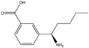 3-((1R)-1-AMINOPENTYL)BENZOIC ACID Struktur