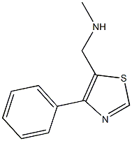 METHYL-(4-PHENYL-THIAZOL-5-YLMETHYL)-AMINE Struktur