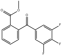 METHYL 2-(3,4,5-TRIFLUOROBENZOYL)BENZOATE Struktur