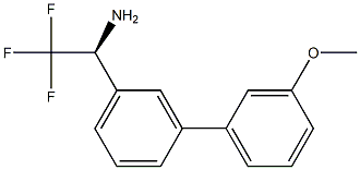 (1S)-2,2,2-TRIFLUORO-1-[3-(3-METHOXYPHENYL)PHENYL]ETHYLAMINE Struktur