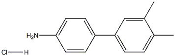 3',4'-DIMETHYL-BIPHENYL-4-YLAMINE HYDROCHLORIDE Struktur