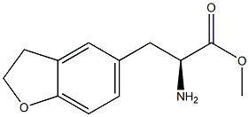 METHYL (2S)-2-AMINO-3-(2,3-DIHYDROBENZO[B]FURAN-5-YL)PROPANOATE Struktur