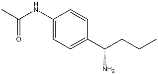 N-[4-((1S)-1-AMINOBUTYL)PHENYL]ACETAMIDE Struktur