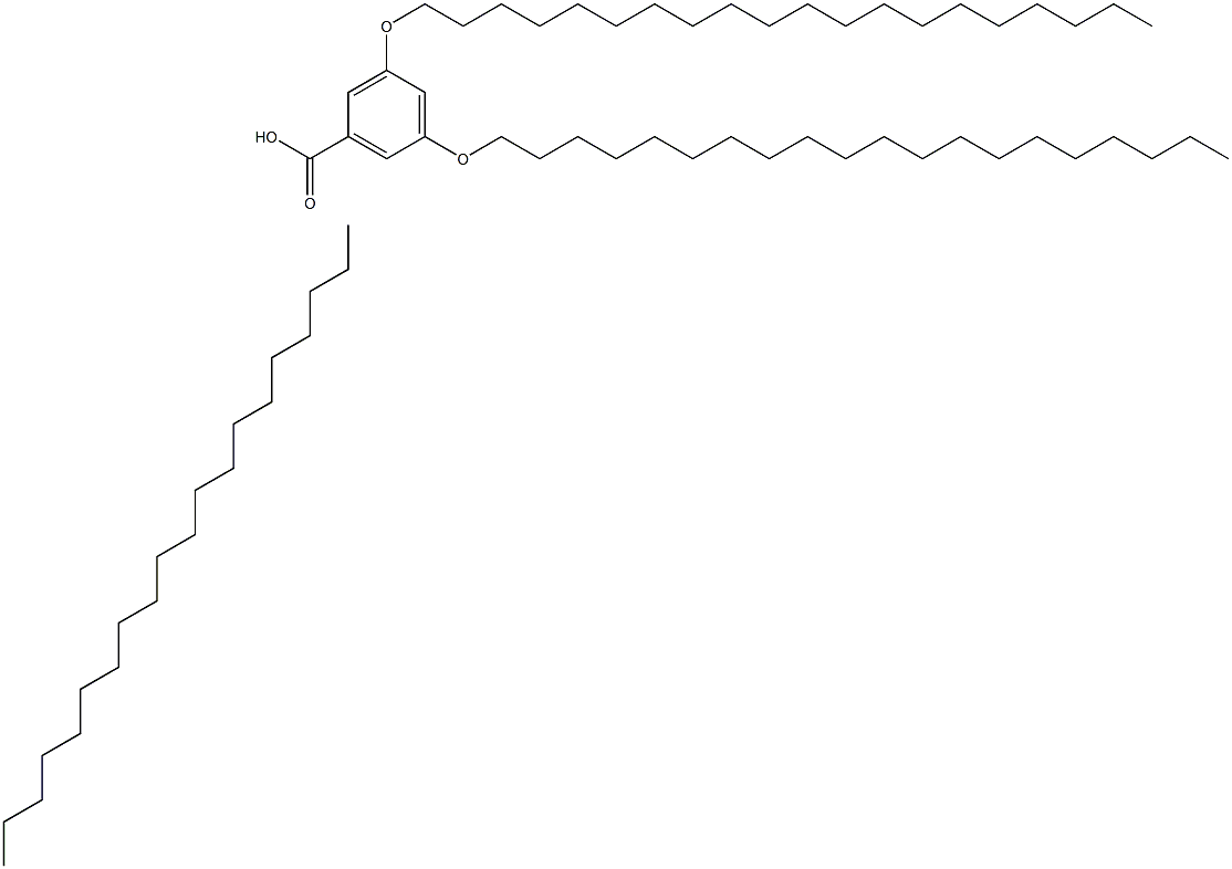 EICOSAN 3,5-DI-EICOSANYLOXYBENZOATE Struktur