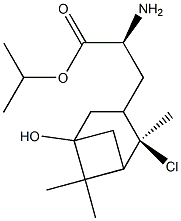 (R)-3-(2'-CHLORO-5'-PICOLYL-3')ALANINE ISOPROPYL ESTER Struktur