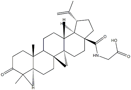 N-[3-OXO-LUP-20(29)-EN-28-OYL]AMINOACETIC ACID Struktur