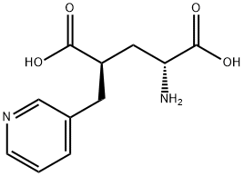 (2R,4R)-2-AMINO-4-PYRIDIN-3-YLMETHYL-PENTANEDIOIC ACID Struktur