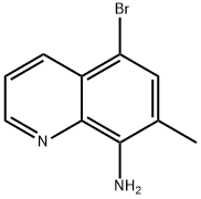 5-BROMO-7-METHYLQUINOLIN-8-AMINE Struktur