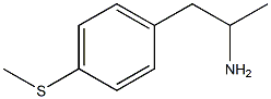 4-METHYLTHIOAMPHETAMINE Struktur