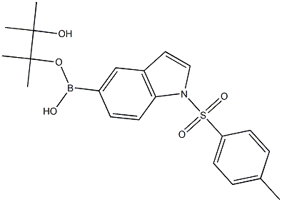 1-(TOLUENE-4-SULFONYL)-1H-INDOLE-5-BORONIC ACID PINACOL ESTER Struktur