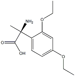 (2S)-2-AMINO-2-(2,4-DIETHOXYPHENYL)PROPANOIC ACID Struktur