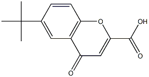 6-TERT-BUTYL-4-OXO-4H-CHROMENE-2-CARBOXYLIC ACID Struktur