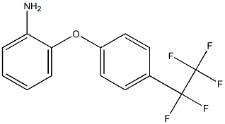 2-[4-(PENTAFLUOROETHYL)PHENOXY]ANILINE Struktur