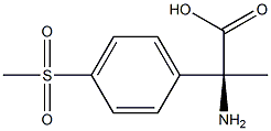 (2S)-2-AMINO-2-[4-(METHYLSULFONYL)PHENYL]PROPANOIC ACID Struktur