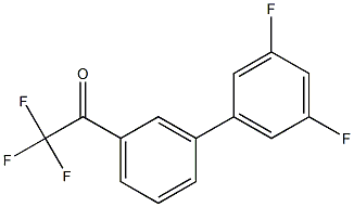 3'-(3,5-DIFLUOROPHENYL)-2,2,2-TRIFLUOROACETOPHENONE Struktur