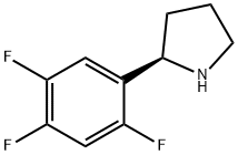 (2R)-2-(2,4,5-TRIFLUOROPHENYL)PYRROLIDINE Struktur