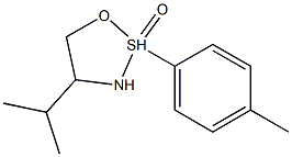 (2S,4S)-4,5-DIHYDRO-4-ISOPROPYL-2-(P-TOLYL)-1,2LAMBDA(4),3-OXATHIAZOLE 2-OXIDE Struktur