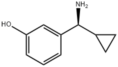 3-((1S)AMINOCYCLOPROPYLMETHYL)PHENOL Struktur