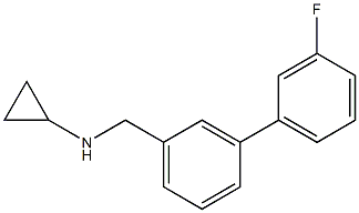 (1S)CYCLOPROPYL[3-(3-FLUOROPHENYL)PHENYL]METHYLAMINE Struktur