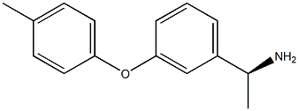 (1S)-1-[3-(4-METHYLPHENOXY)PHENYL]ETHYLAMINE Struktur