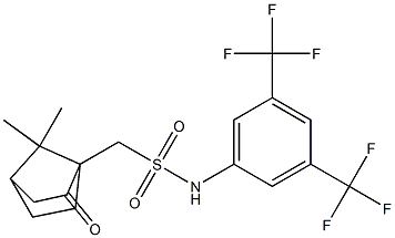 1-((((3,5-BIS(TRIFLUOROMETHYL)PHENYL)AMINO)SULFONYL)METHYL)-7,7-DIMETHYLBICYCLO[2.2.1]HEPTAN-2-ONE