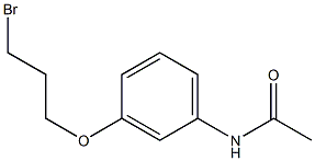 N-[3-(3-BROMO-PROPOXY)-PHENYL]-ACETAMIDE Struktur