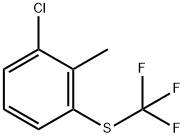 1-CHLORO-2-METHYL-3-TRIFLUOROMETHYLSULFANYL-BENZENE Struktur