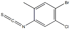 4-BROMO-5-CHLORO-2-METHYLPHENYL ISOTHIOCYANATE Struktur