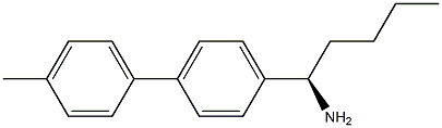 (1R)-1-[4-(4-METHYLPHENYL)PHENYL]PENTYLAMINE Struktur