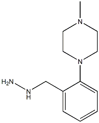 [2-(4-METHYL-PIPERAZIN-1-YL)-BENZYL]-HYDRAZINE Struktur