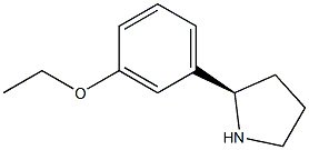 1-((2R)PYRROLIDIN-2-YL)-3-ETHOXYBENZENE Struktur